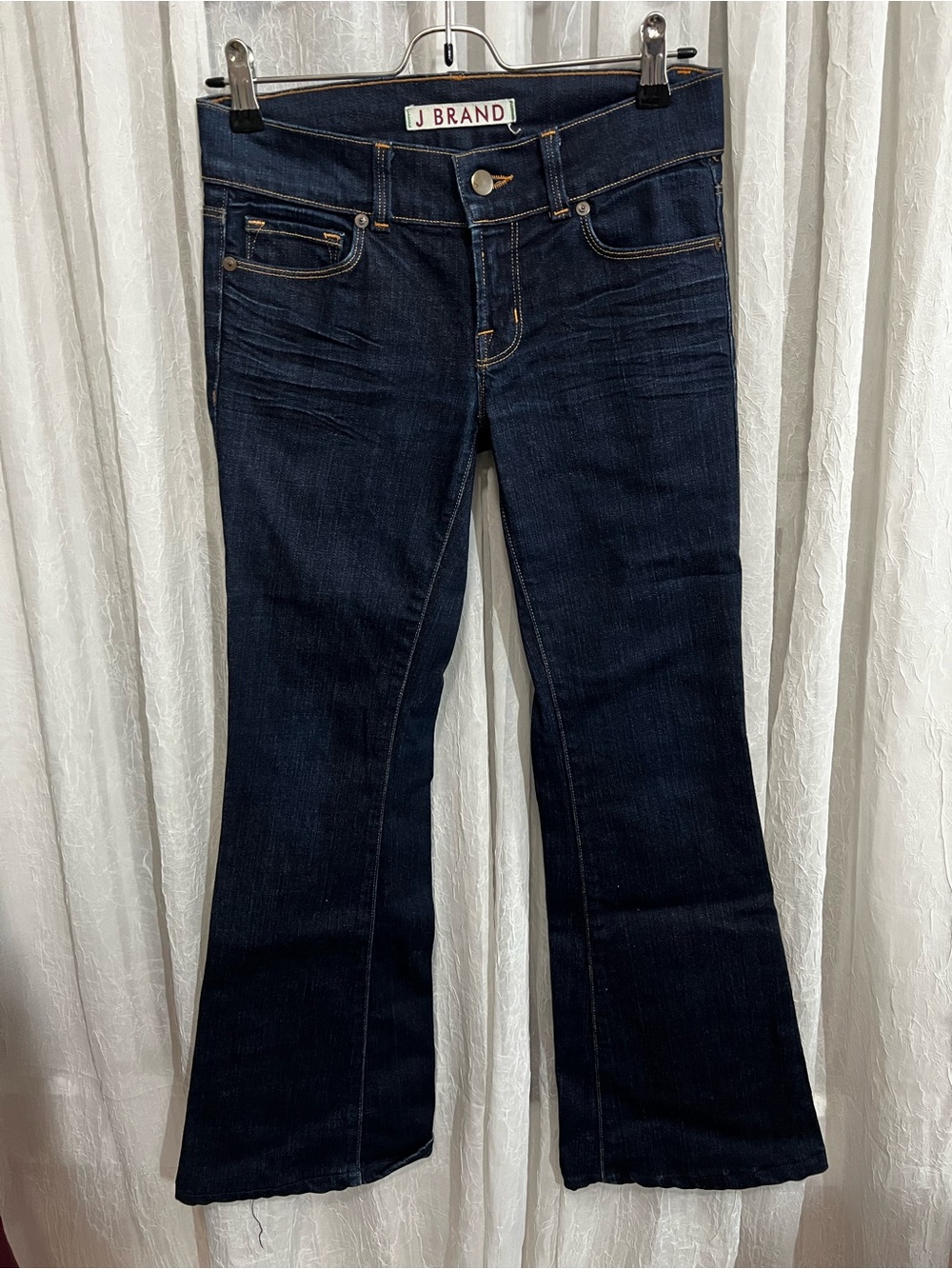J Brand Dark Indigo Wide Leg Jeans